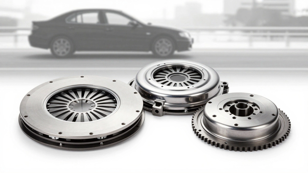 New clutch kit components including disc and flywheel